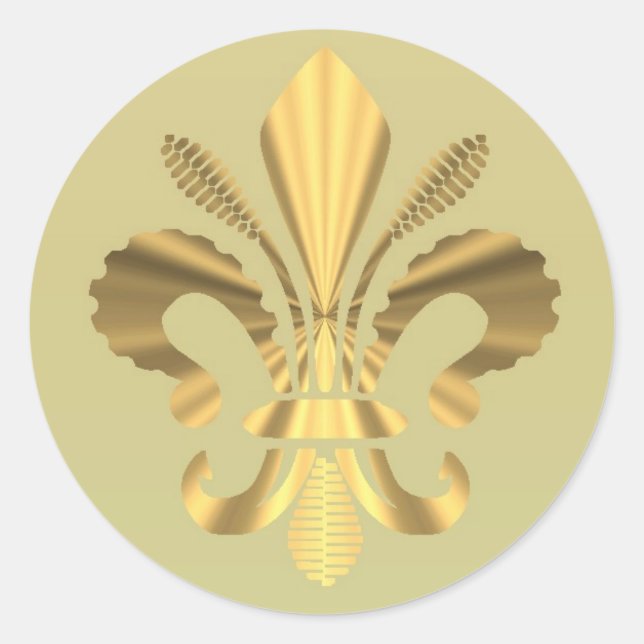 Adesivo Dourado pulso de raias (Frente)