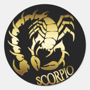 ADESIVO DOURADO SCORPIO