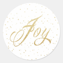 Adesivo Dourado Sparkles Joy Stickers