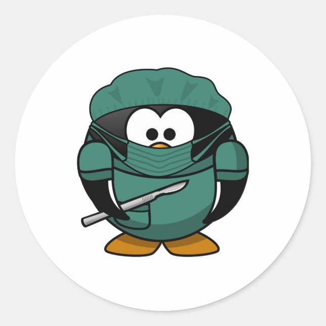 Adesivo Doutor Penguin (Frente)