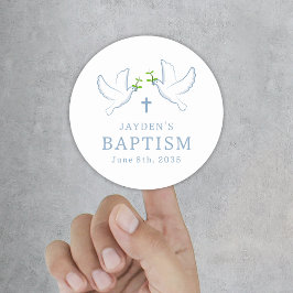 Adesivo Dove Blue Boy Baptism