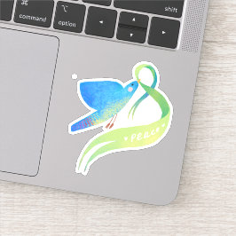 ADESIVO DOVE, SÍMBOLO DE PAZ