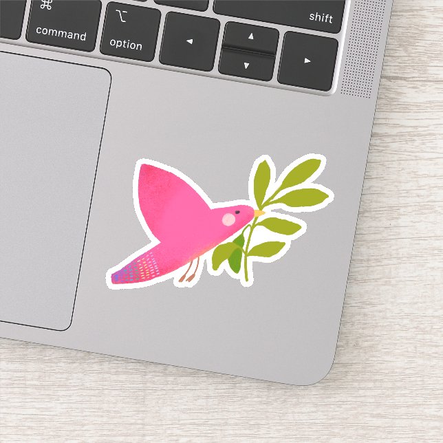 ADESIVO DOVE, SÍMBOLO DE PAZ (Detalhe)