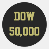 Dow 50.000 Celebração do mercado de ações