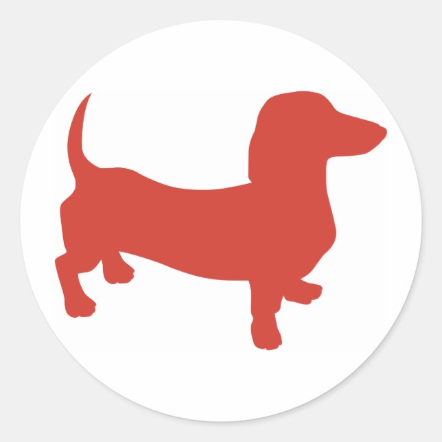 Adesivo Doxie - Dacshund (Frente)