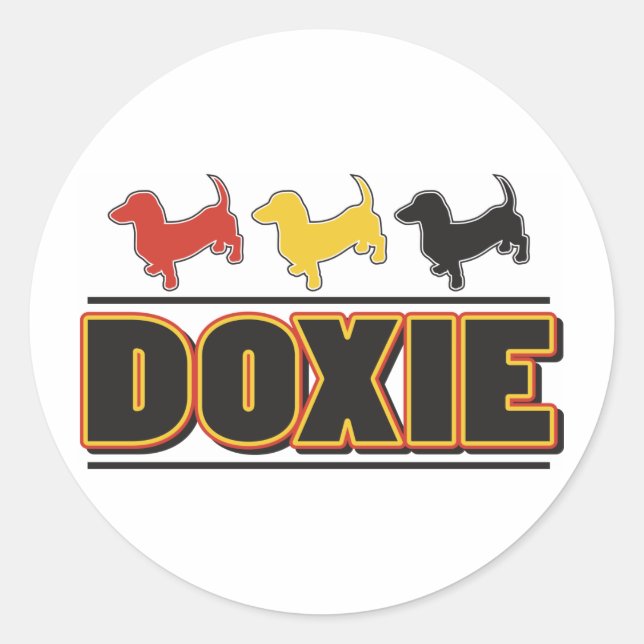 Adesivo DOXIE-Word-COLOR (Frente)