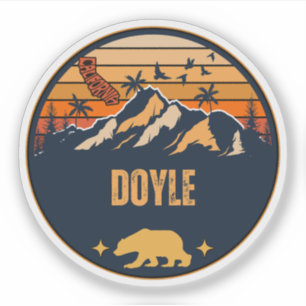 Adesivo Doyle, Califórnia