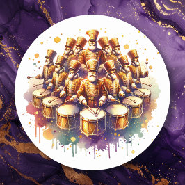 Adesivo Doze Drummers Bebendo Doze Dias de Natal