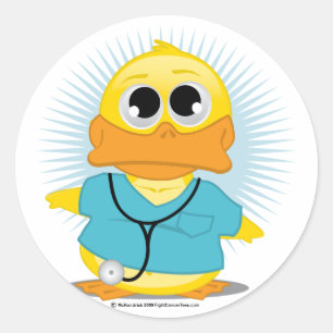 Adesivo Dr. Esfrega Pato