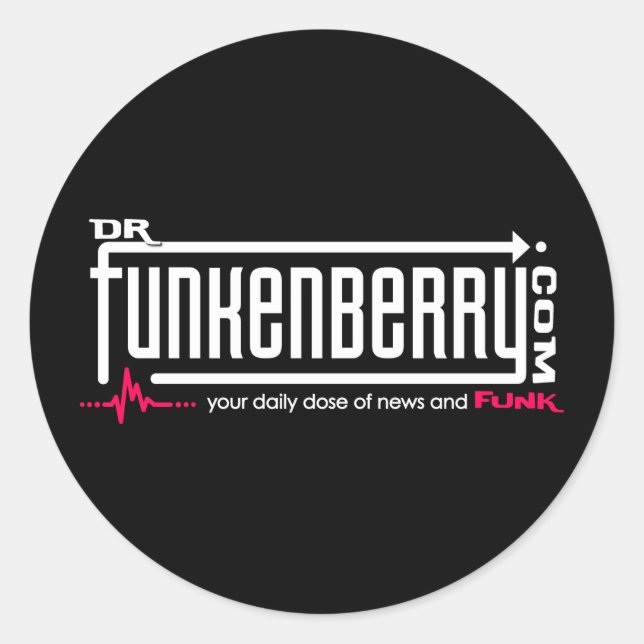 Adesivo Dr. Funkenberry Round Sticker (Frente)
