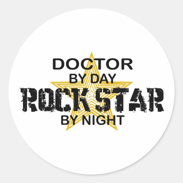 Adesivo Dr Rock Star Night (Frente)