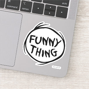 Adesivo Dr. Seuss Coisa Dois - Coisa Engraçada