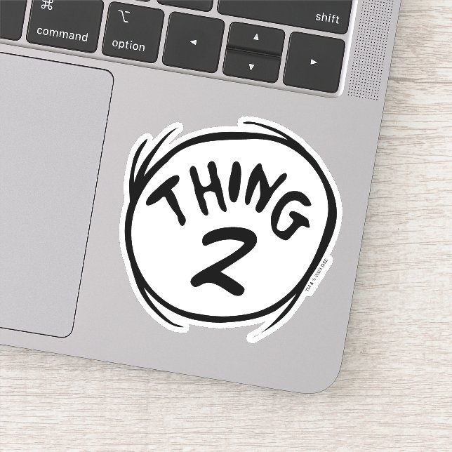 Adesivo Dr. Seuss | Coisa Um Coisa Dois Personalizada (Detalhe)