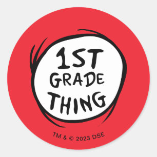 Adesivo Dr. Seuss Coisa Um Duas - 1 Coisa Da rua