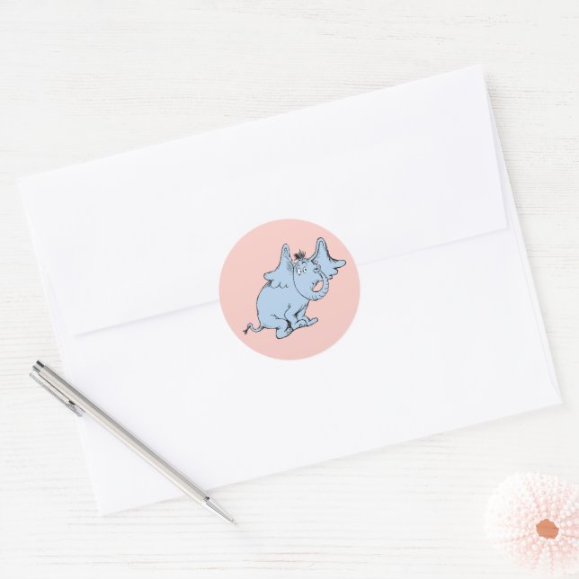 Adesivo Dr. Seuss | Horton Olha de Lado (Envelope)