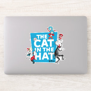Adesivo Dr. Seuss   Logotipo do Gato no Chapéu - Personage