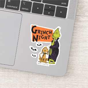 Adesivo Dr. Seuss Noite do Grinch no Halloween Gráfico
