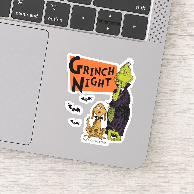 Adesivo Dr. Seuss | Noite do Grinch no Halloween Gráfico (Detalhe)