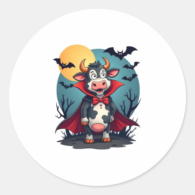 Adesivo Drácula De Vaca Sobe (Frente)
