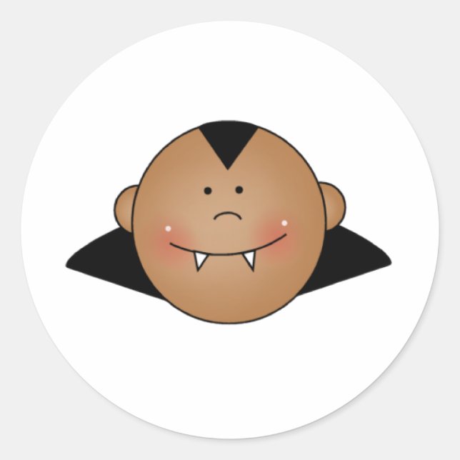 Adesivo Drácula Personalizável da América Africana (Frente)