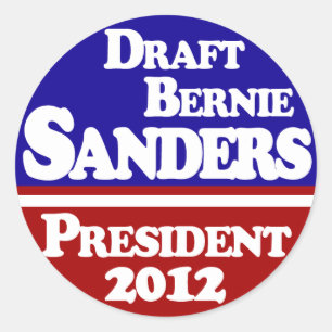 Adesivo Draft Bernie Sanders Stickers