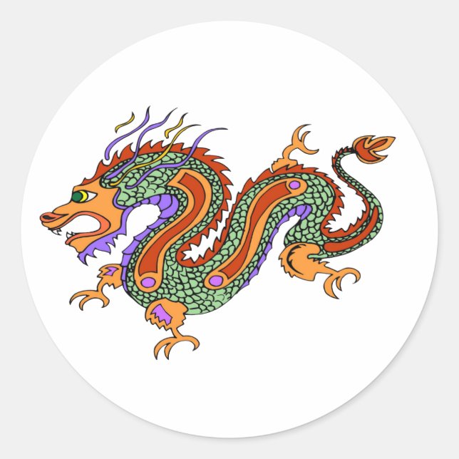 Adesivo dragão (Frente)