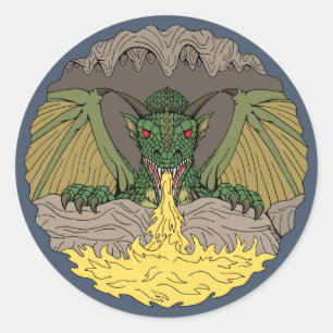 Adesivo Dragão 2016 da caverna