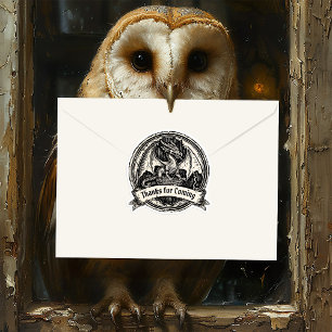 Adesivo Dragão Celta Conjunto de Vinhetas para Casamento