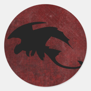 Adesivo Dragão da fantasia medieval