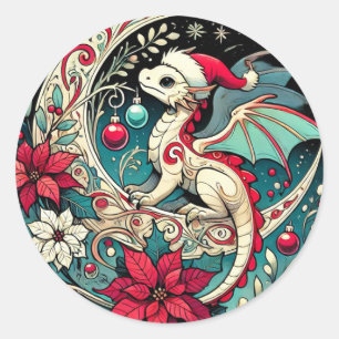 Adesivo Dragão de Natal