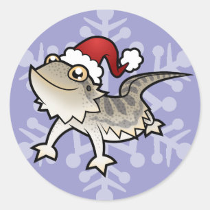 Adesivo Dragão de Natal Barbudo / Dragão de Rankin