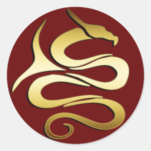 Adesivo DRAGÃO Dourado