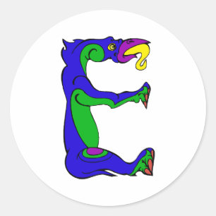 Adesivo dragão E