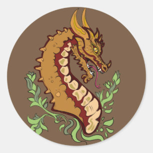 Adesivo Dragão estilizado