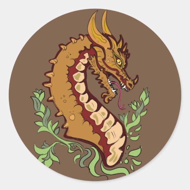 Adesivo Dragão Estilizado (Frente)
