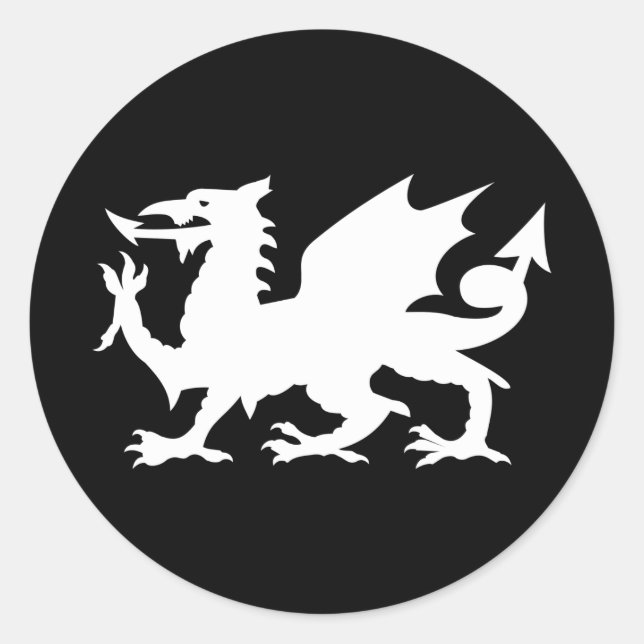 Adesivo Dragão Galês (Frente)