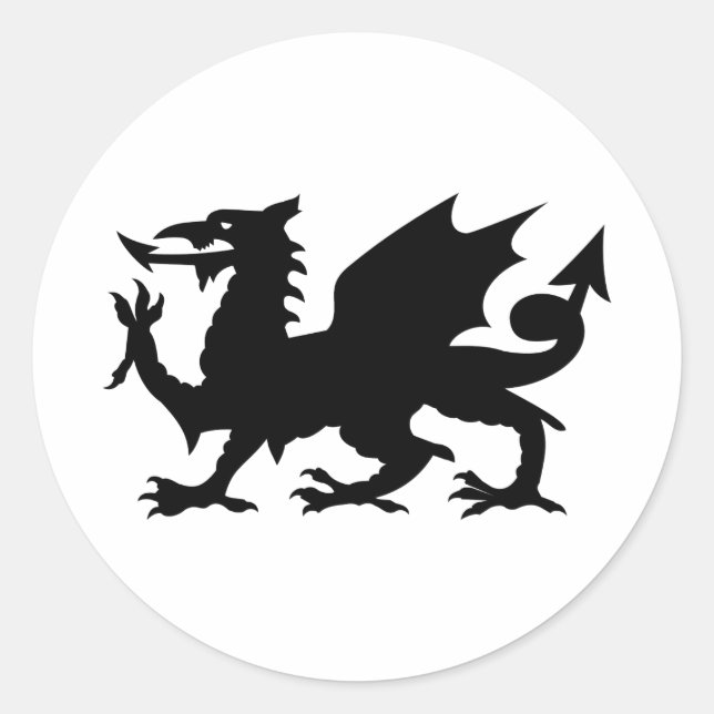 Adesivo Dragão Galês (Frente)