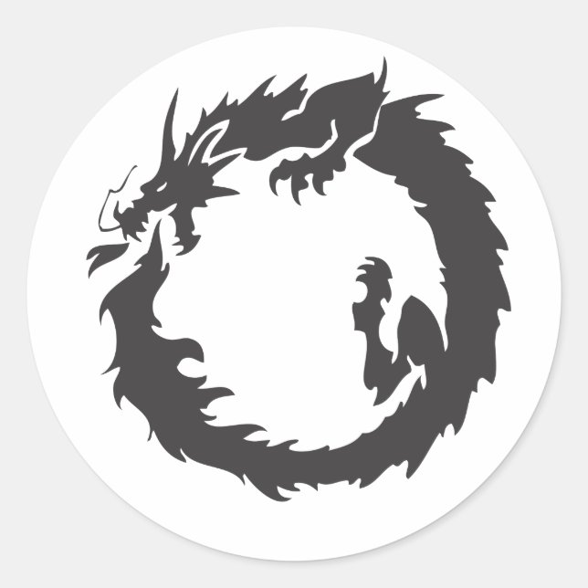 Adesivo Dragão Infinito (Frente)