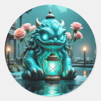 Adesivo Dragão Lanterna