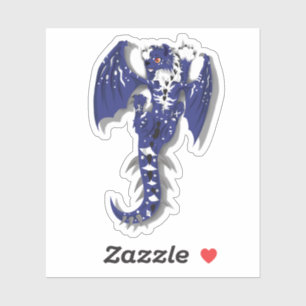 Adesivo Dragão Monstro Bonito