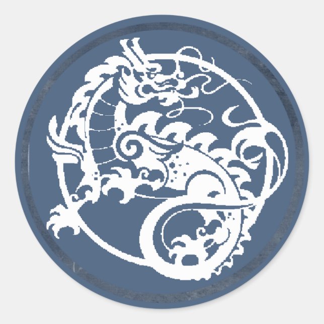 Adesivo Dragão Ornamental (Frente)