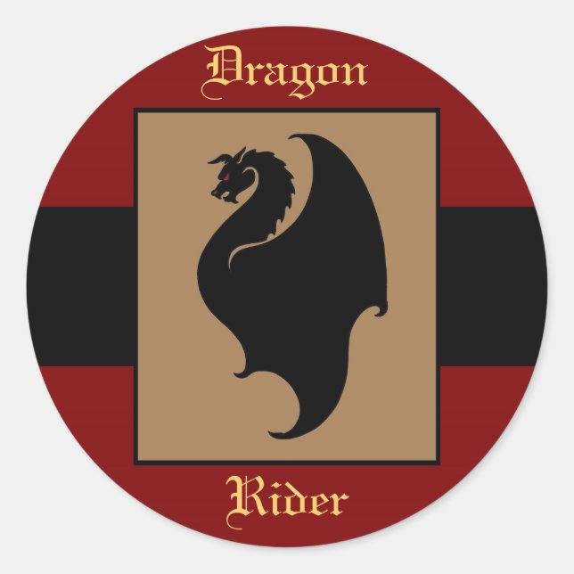 Adesivo Dragão Rider Stickers (Frente)