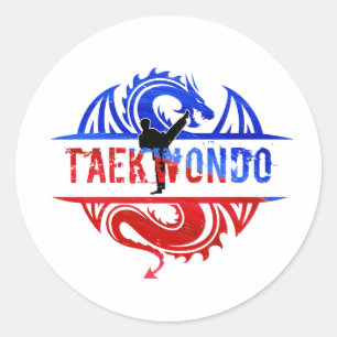 Adesivo Dragão Taekwondo