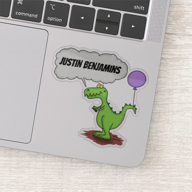 Adesivo Dragão verde, bonito e engraçado com desenhos anim (Detalhe)