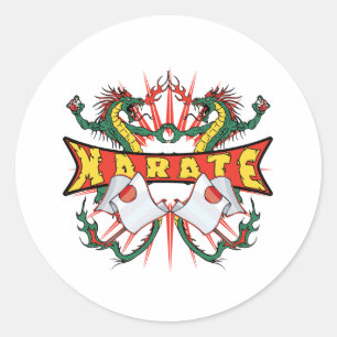 Adesivo Dragões do karaté de Japão