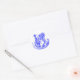 Adesivo Dragões Dramáticos Azul Água Branca Fogo Asiático (Envelope)
