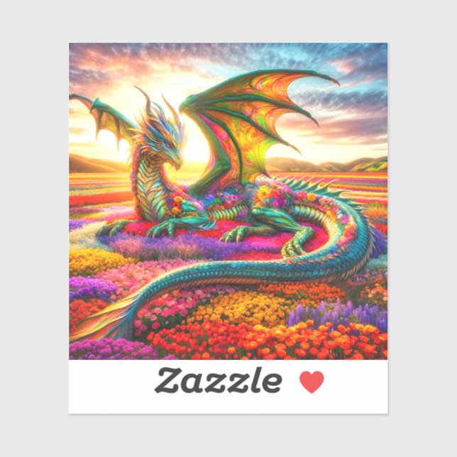 Adesivo Dragon Art (Folha)