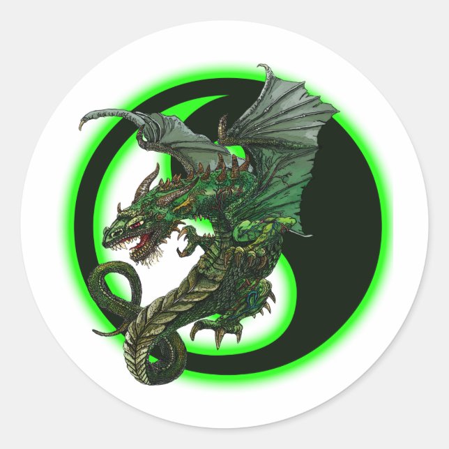 Adesivo Dragon design (Frente)