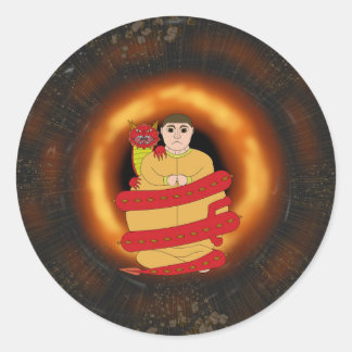 Adesivo Dragon Fat Dude Sticker