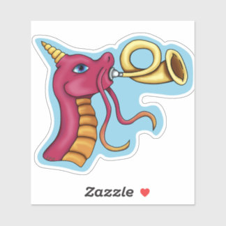 Adesivo Dragon Horn Player Sticker